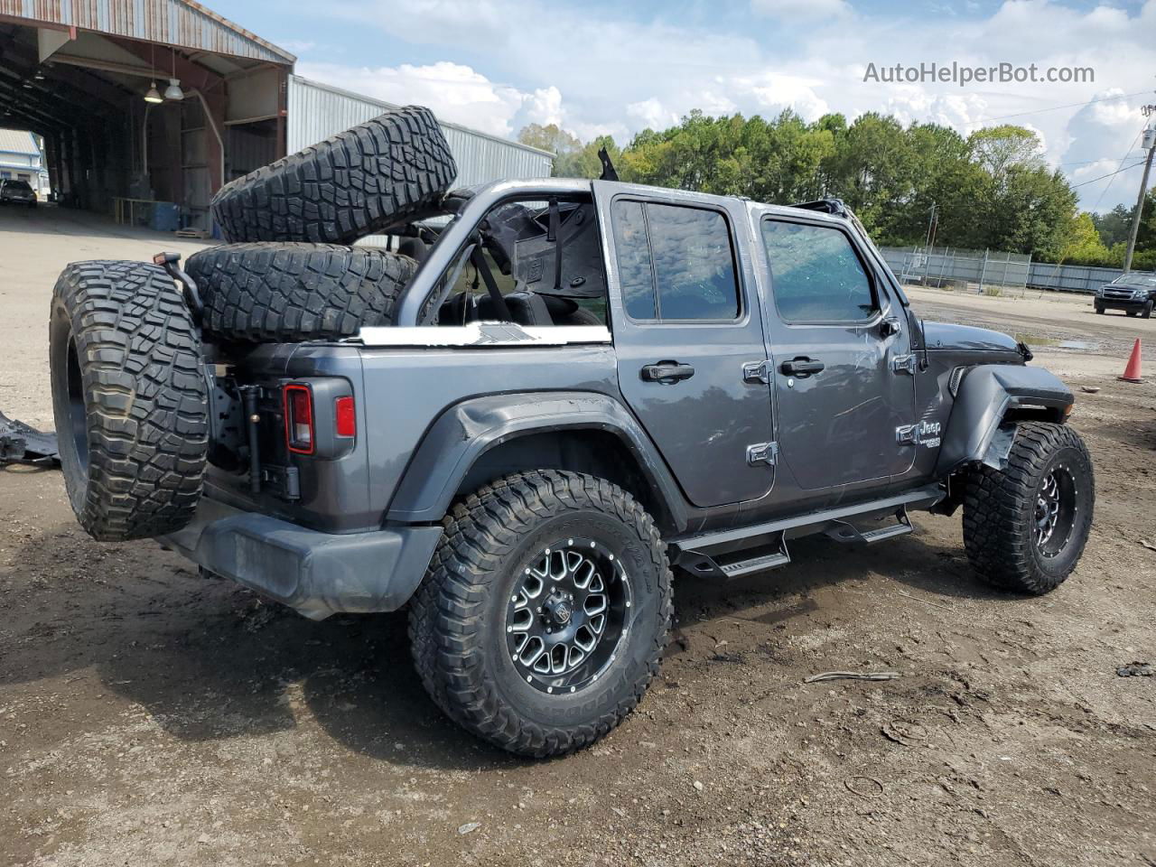 2019 Jeep Wrangler Unlimited Sport Black vin: 1C4HJXDGXKW664676