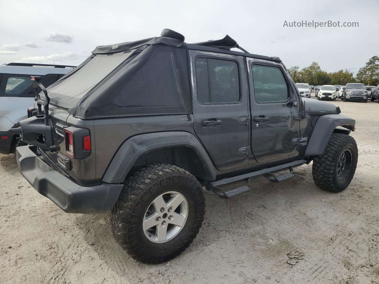 2019 Jeep Wrangler Unlimited Sport Charcoal vin: 1C4HJXDGXKW664676