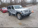 2023 Jeep Wrangler 4-door Sport S 4x4 Silver vin: 1C4HJXDGXPW590151