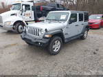 2023 Jeep Wrangler 4-door Sport S 4x4 Silver vin: 1C4HJXDGXPW590151