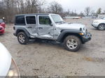 2023 Jeep Wrangler 4-door Sport S 4x4 Silver vin: 1C4HJXDGXPW590151