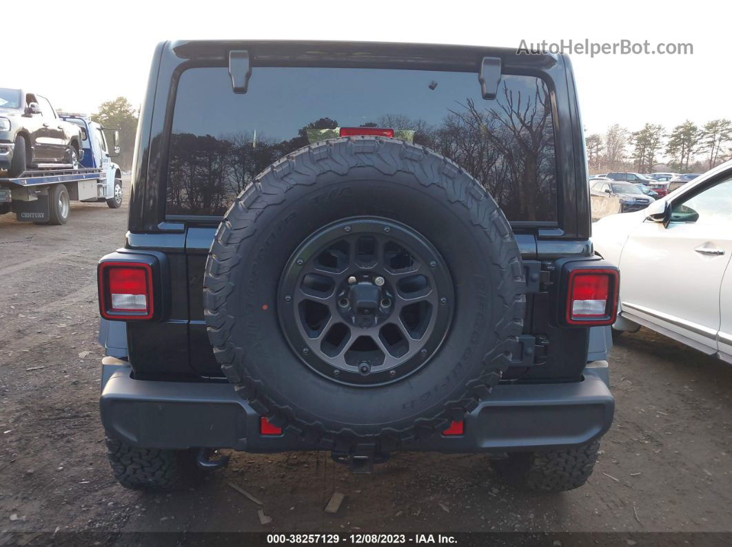 2023 Jeep Wrangler 4-door High Tide 4x4 Black vin: 1C4HJXDGXPW640093