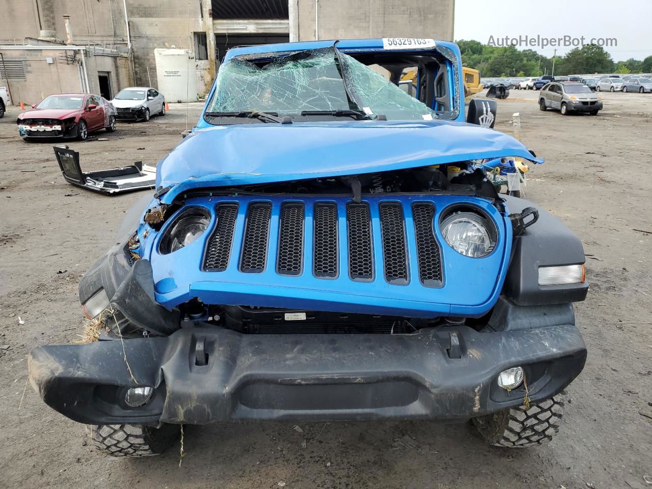 2023 Jeep Wrangler Sport Blue vin: 1C4HJXDM3PW530878