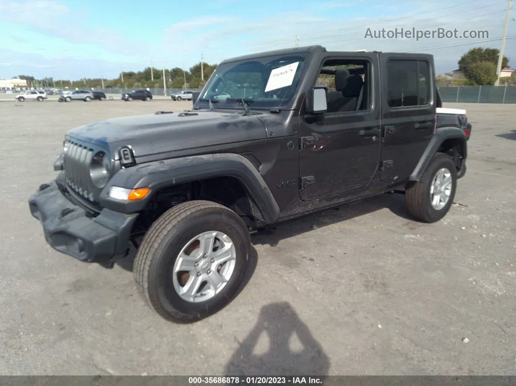 2023 Jeep Wrangler Sport S Gray vin: 1C4HJXDM4PW548659