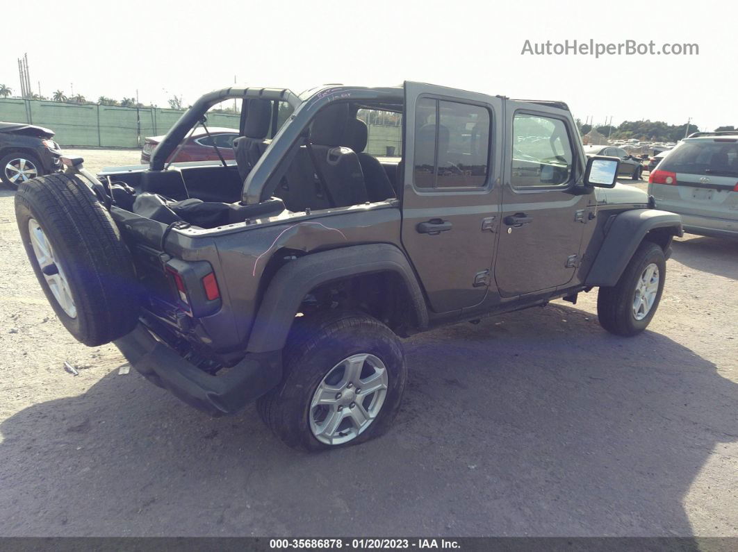 2023 Jeep Wrangler Sport S Gray vin: 1C4HJXDM4PW548659