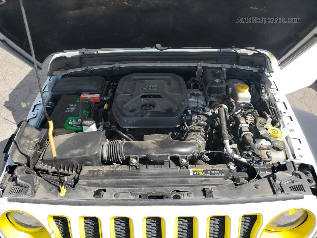 2019 Jeep Wrangler Unlimited Sport Белый vin: 1C4HJXDN0KW623410