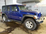 2019 Jeep Wrangler Unlimited Sport Blue vin: 1C4HJXDN0KW627148