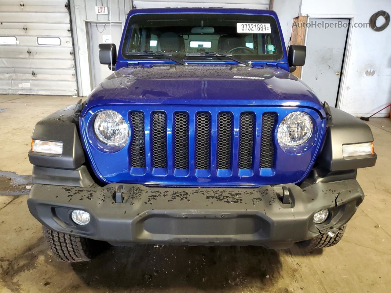 2019 Jeep Wrangler Unlimited Sport Blue vin: 1C4HJXDN0KW627148