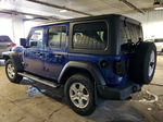 2019 Jeep Wrangler Unlimited Sport Blue vin: 1C4HJXDN0KW627148