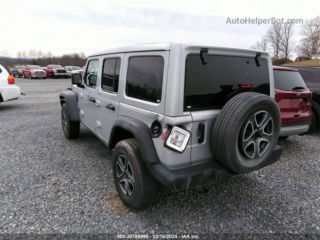 2023 Jeep Wrangler 4-door Sport S 4x4 Gray vin: 1C4HJXDN0PW572806