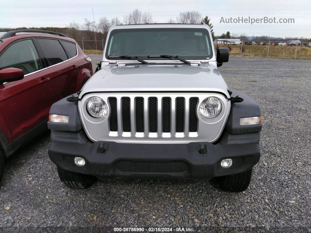 2023 Jeep Wrangler 4-door Sport S 4x4 Gray vin: 1C4HJXDN0PW572806