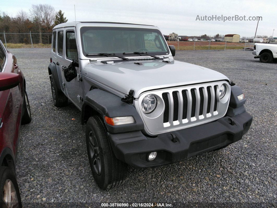 2023 Jeep Wrangler 4-door Sport S 4x4 Gray vin: 1C4HJXDN0PW572806