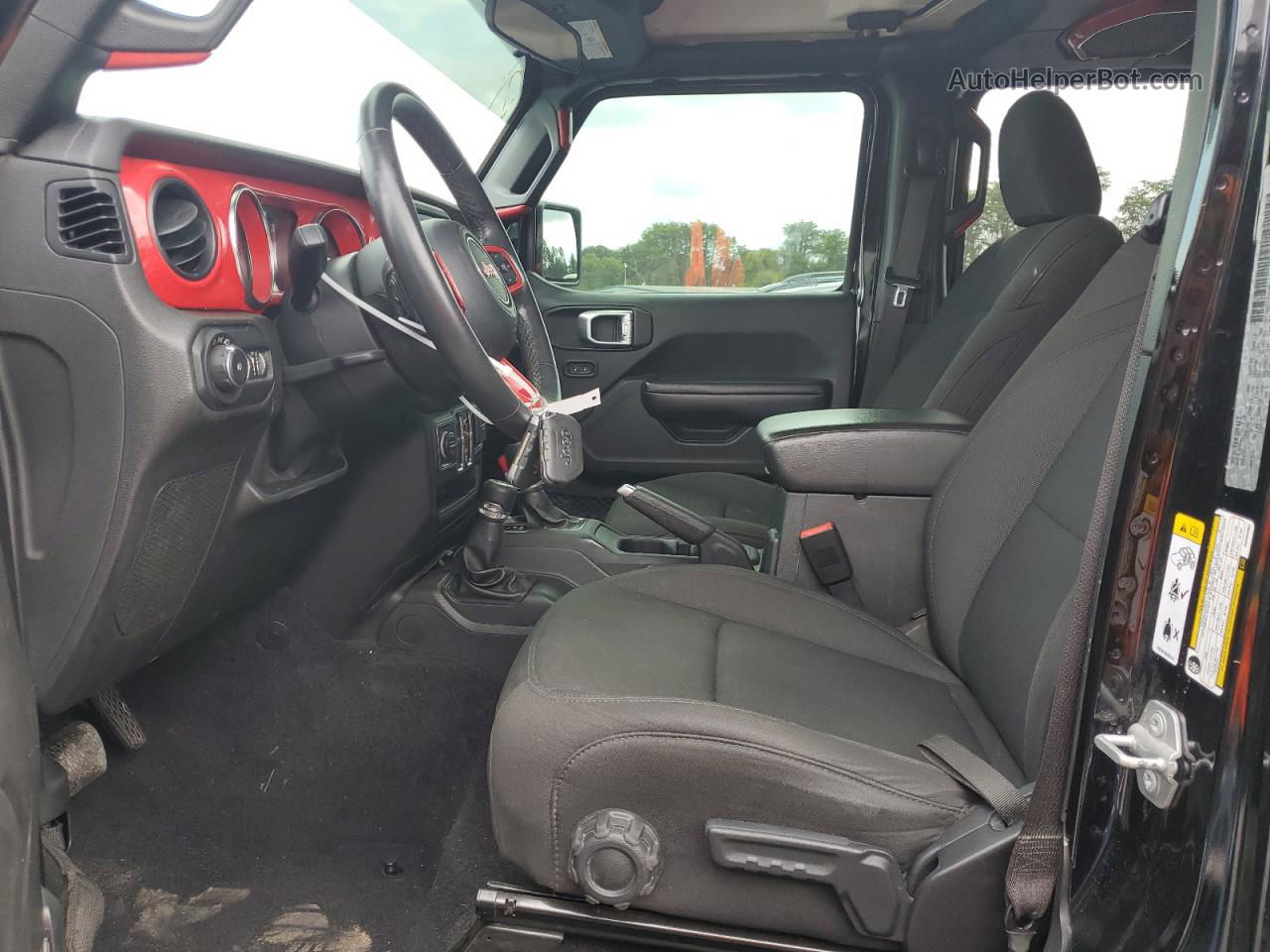 2019 Jeep Wrangler Unlimited Sport Black vin: 1C4HJXDN1KW636683