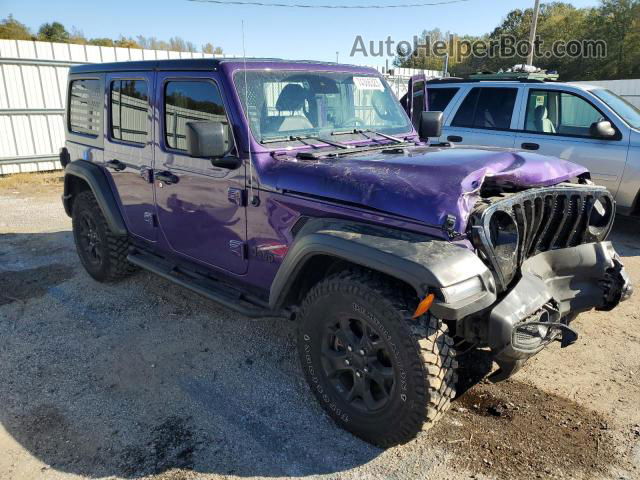 2023 Jeep Wrangler Sport Purple vin: 1C4HJXDN1PW541970