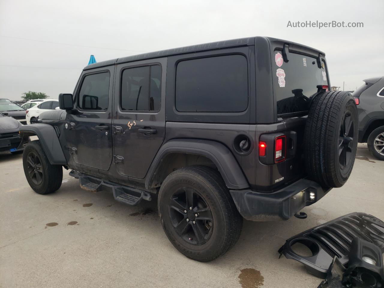 2019 Jeep Wrangler Unlimited Sport Черный vin: 1C4HJXDN2KW685648