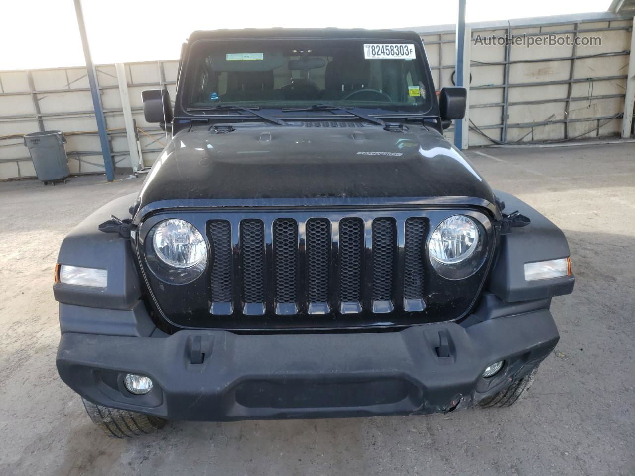 2019 Jeep Wrangler Unlimited Sport Black vin: 1C4HJXDN3KW573134