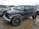 2019 Jeep Wrangler Unlimited Sport Black vin: 1C4HJXDN3KW588667