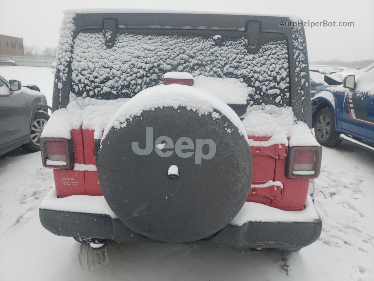 2019 Jeep Wrangler Unlimited Sport Red vin: 1C4HJXDN3KW617679