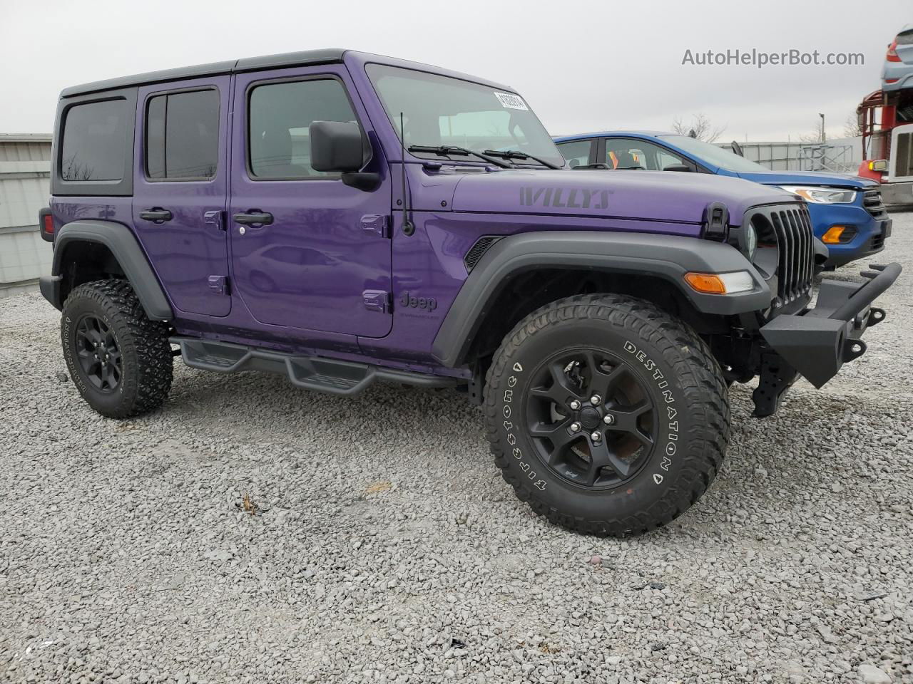 2023 Jeep Wrangler Sport Purple vin: 1C4HJXDN3PW581760