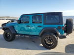 2019 Jeep Wrangler Unlimited Sport Teal vin: 1C4HJXDN4KW689488