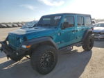 2019 Jeep Wrangler Unlimited Sport Teal vin: 1C4HJXDN4KW689488