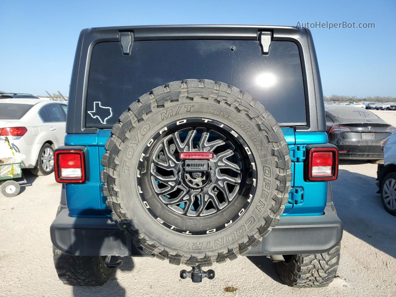 2019 Jeep Wrangler Unlimited Sport Teal vin: 1C4HJXDN4KW689488