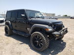 2019 Jeep Wrangler Unlimited Sport Black vin: 1C4HJXDN5KW624410