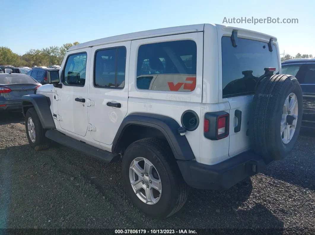 2023 Jeep Wrangler Sport S White vin: 1C4HJXDN5PW571750