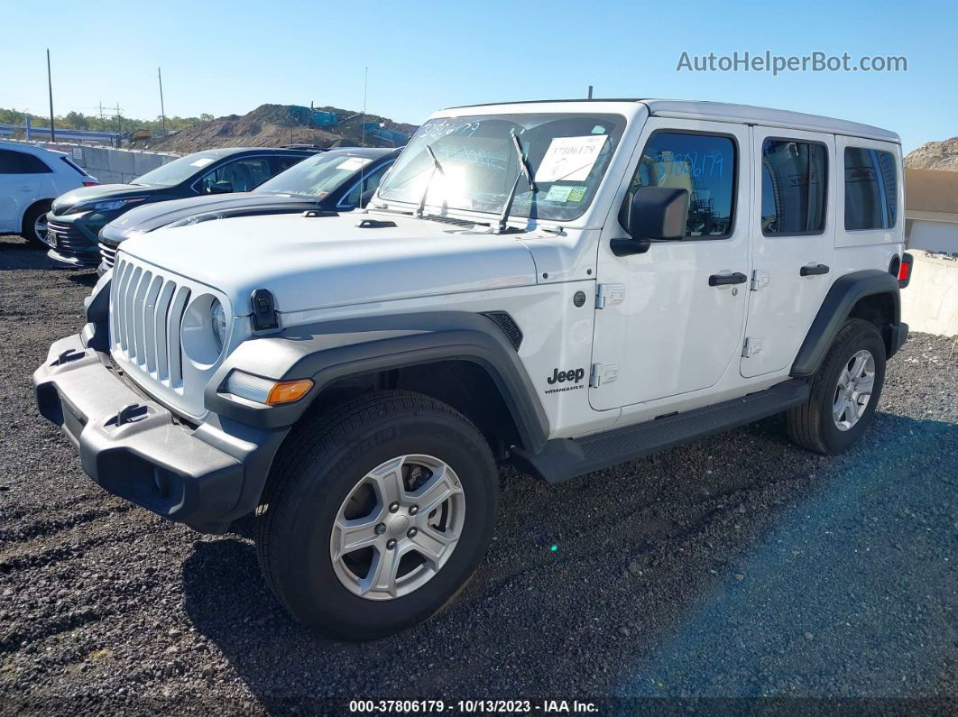 2023 Jeep Wrangler Sport S White vin: 1C4HJXDN5PW571750