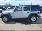 2023 Jeep Wrangler 4-door Sport S 4x4 Silver vin: 1C4HJXDN5PW632806