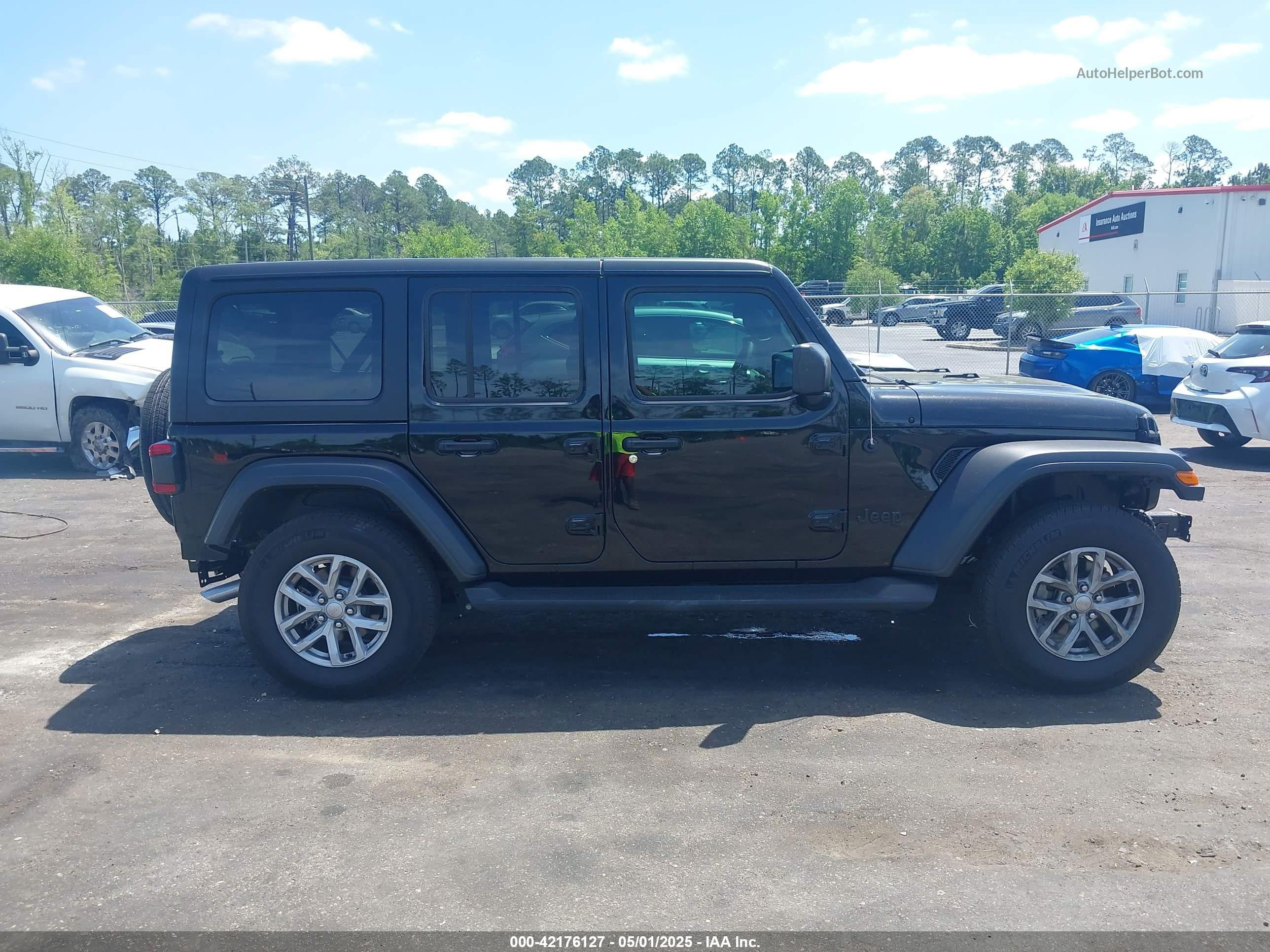 2023 Jeep Wrangler 4-door Sport S 4x4 Black vin: 1C4HJXDN5PW671167