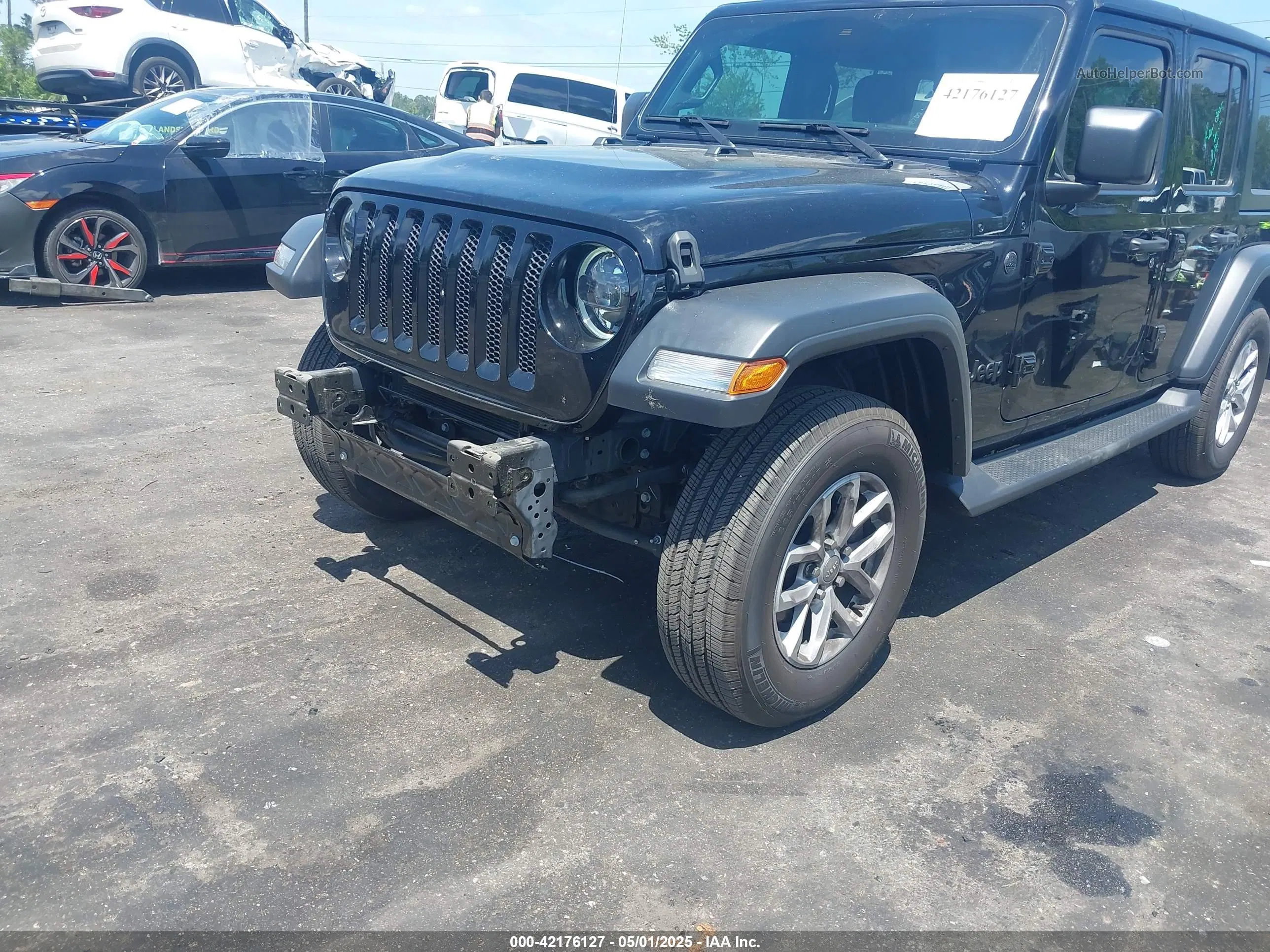 2023 Jeep Wrangler 4-door Sport S 4x4 Black vin: 1C4HJXDN5PW671167