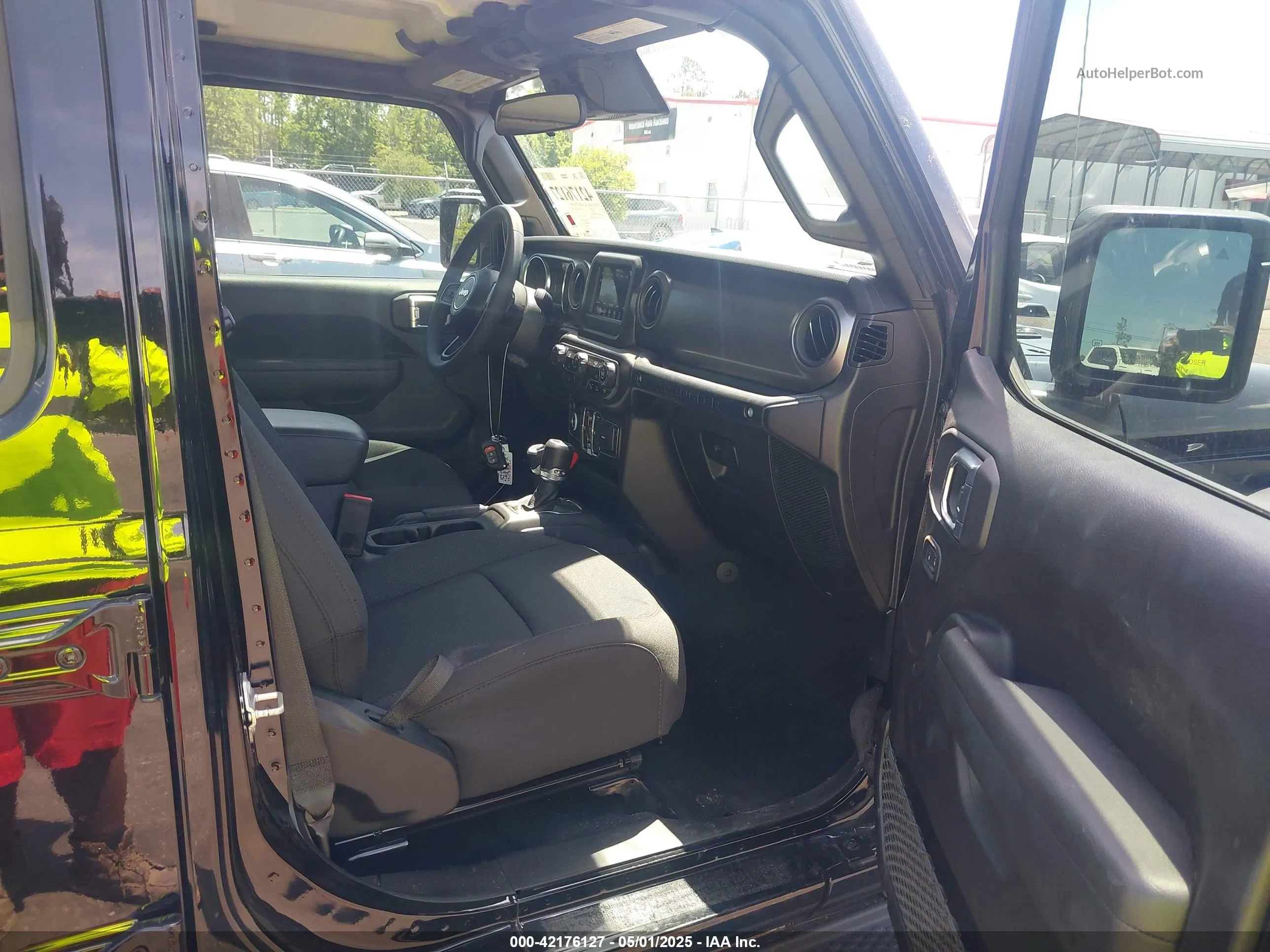 2023 Jeep Wrangler 4-door Sport S 4x4 Black vin: 1C4HJXDN5PW671167