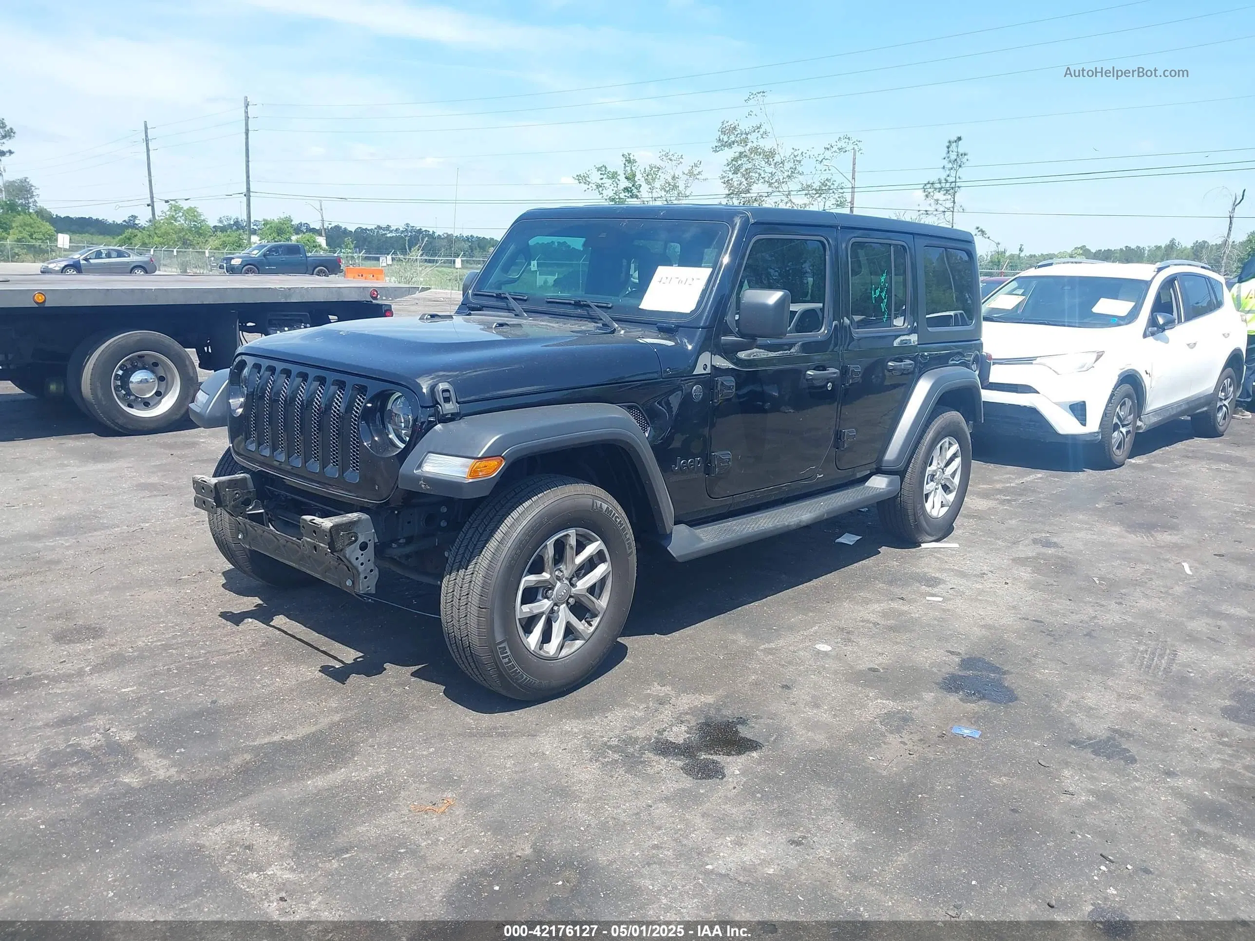 2023 Jeep Wrangler 4-door Sport S 4x4 Black vin: 1C4HJXDN5PW671167