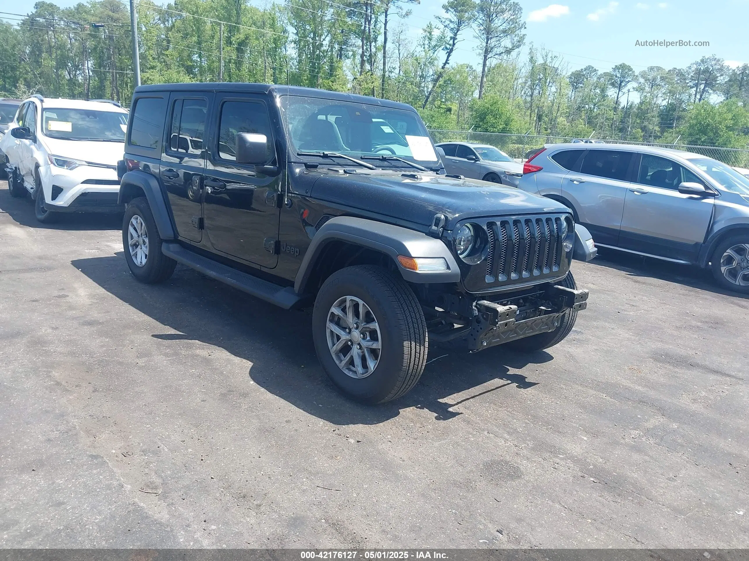 2023 Jeep Wrangler 4-door Sport S 4x4 Black vin: 1C4HJXDN5PW671167
