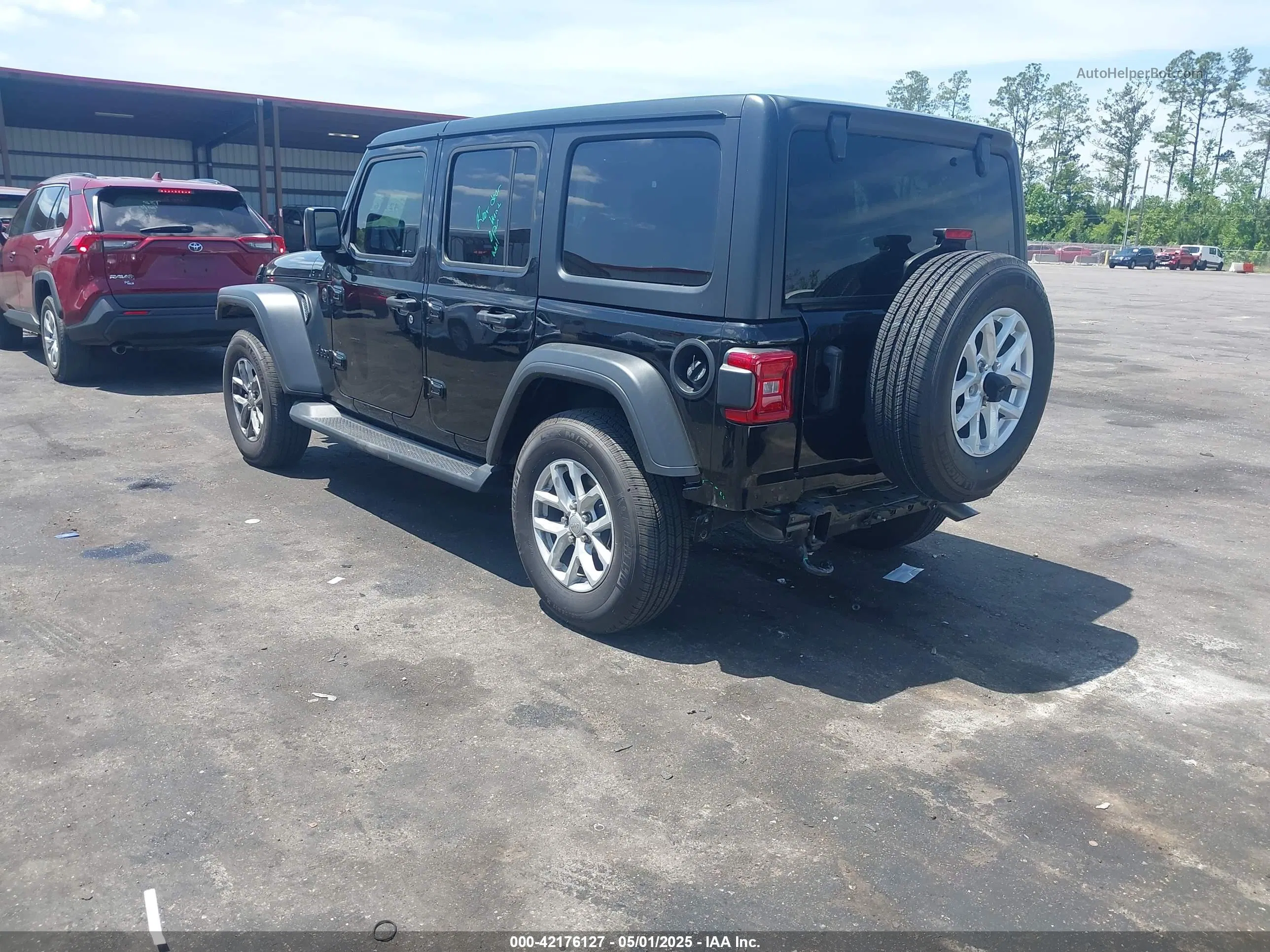 2023 Jeep Wrangler 4-door Sport S 4x4 Black vin: 1C4HJXDN5PW671167