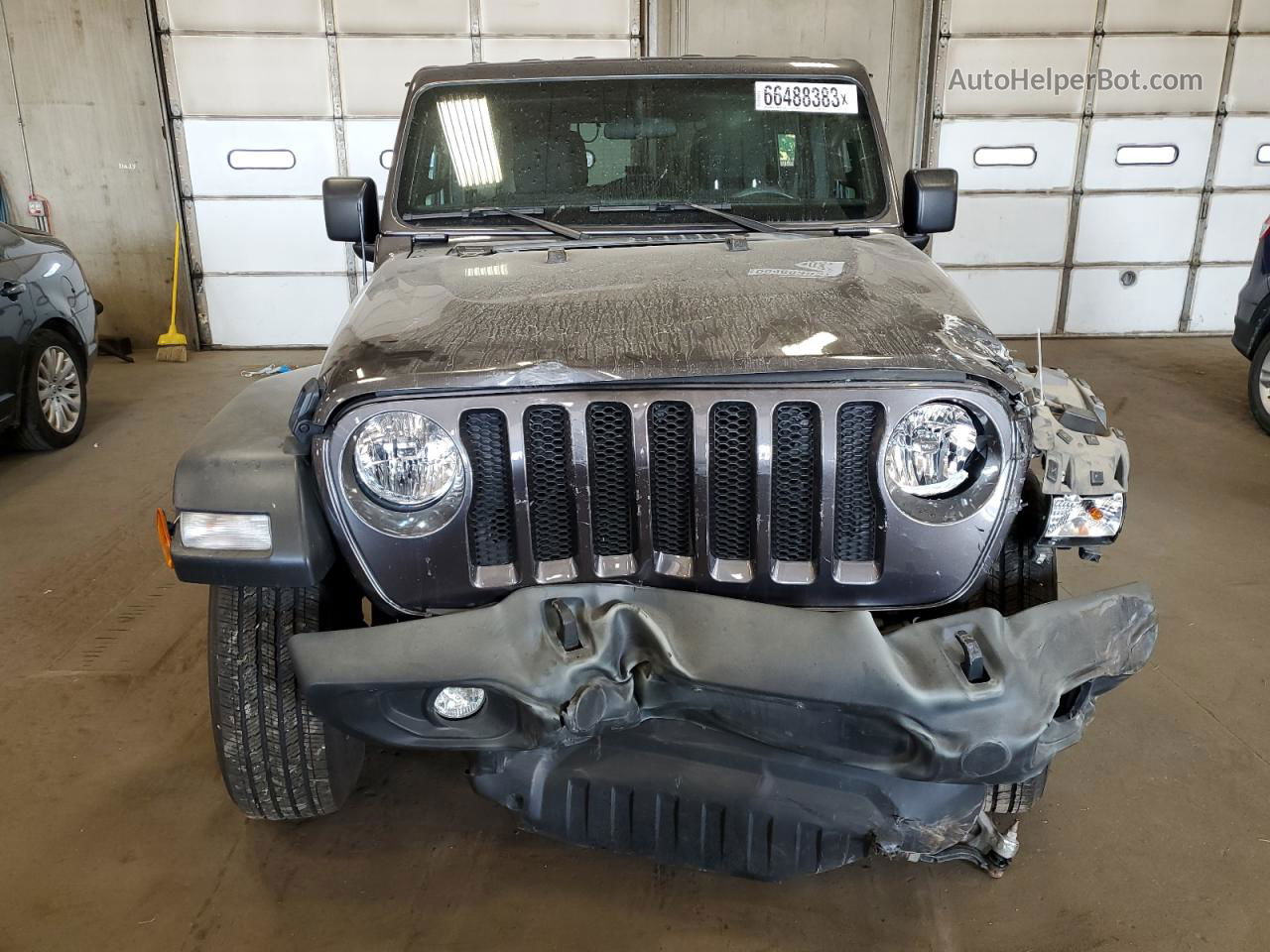 2019 Jeep Wrangler Unlimited Sport Black vin: 1C4HJXDN6KW542489