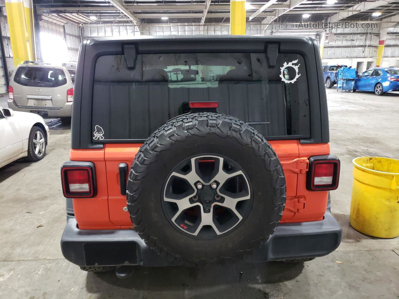 2019 Jeep Wrangler Unlimited Sport Красный vin: 1C4HJXDN7KW549533