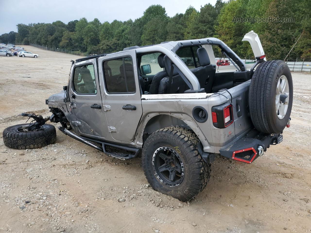 2019 Jeep Wrangler Unlimited Sport Silver vin: 1C4HJXDN7KW586016