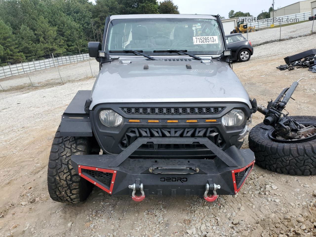 2019 Jeep Wrangler Unlimited Sport Silver vin: 1C4HJXDN7KW586016