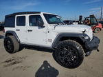 2019 Jeep Wrangler Unlimited Sport White vin: 1C4HJXDN8KW563764