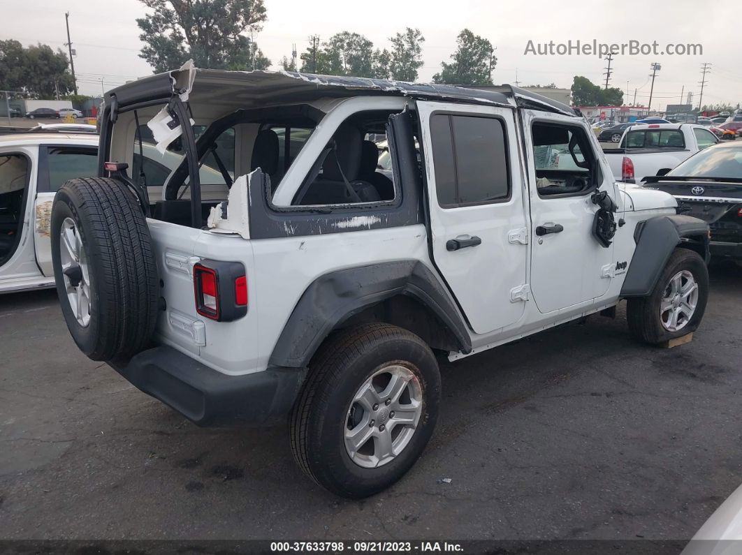 2023 Jeep Wrangler Sport S White vin: 1C4HJXDN8PW589420