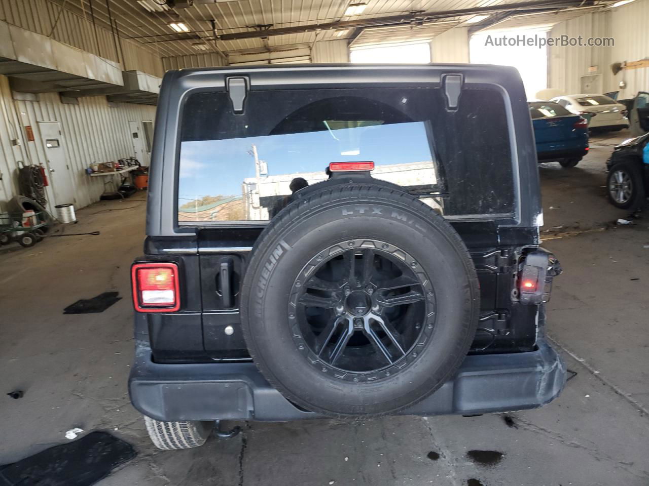 2019 Jeep Wrangler Unlimited Sport Black vin: 1C4HJXDN9KW549310