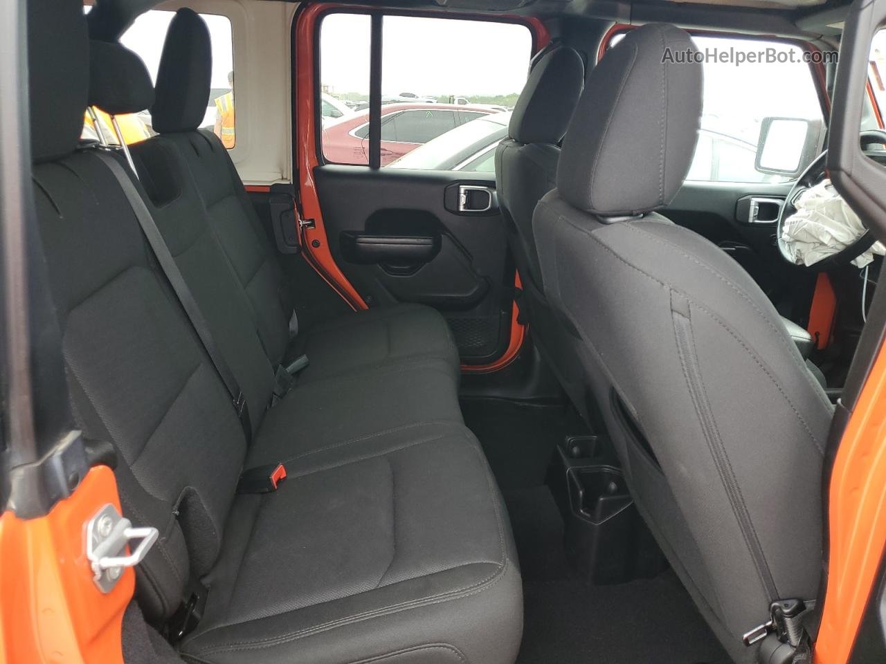 2019 Jeep Wrangler Unlimited Sport Orange vin: 1C4HJXDN9KW592321
