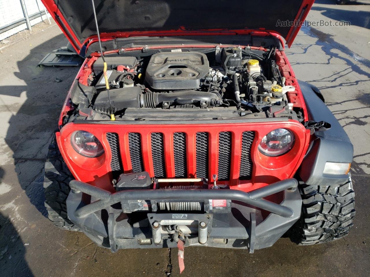 2019 Jeep Wrangler Unlimited Sport Red vin: 1C4HJXDN9KW636186