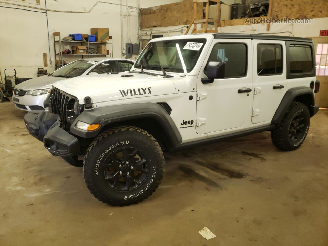 2023 Jeep Wrangler Sport White vin: 1C4HJXDN9PW508490