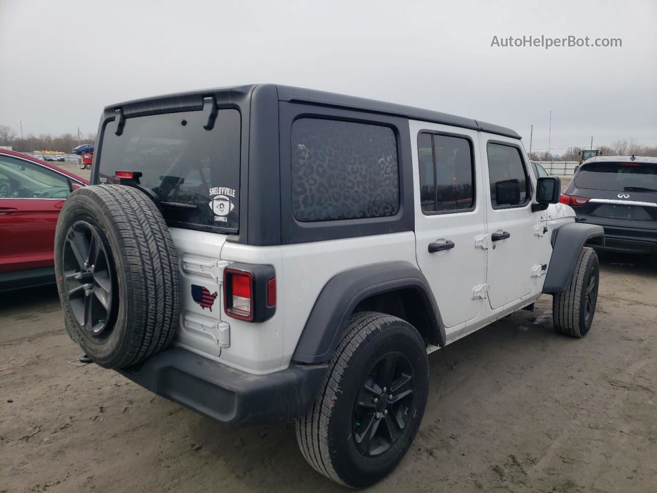 2023 Jeep Wrangler Sport White vin: 1C4HJXDN9PW675058