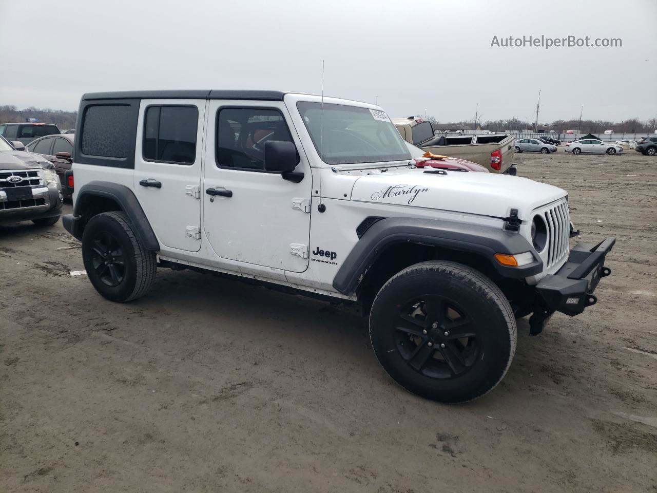 2023 Jeep Wrangler Sport White vin: 1C4HJXDN9PW675058