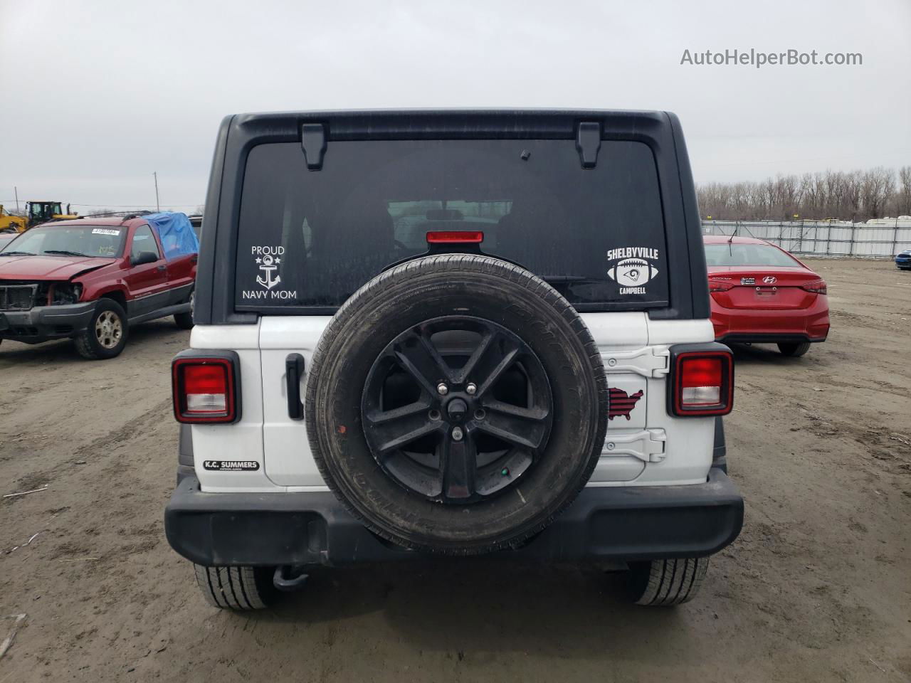 2023 Jeep Wrangler Sport White vin: 1C4HJXDN9PW675058