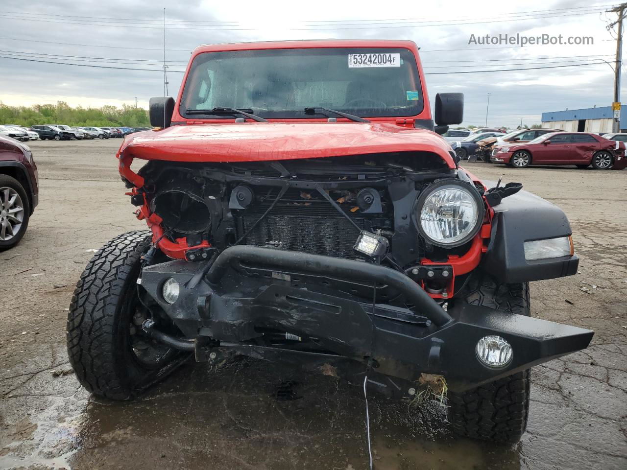 2019 Jeep Wrangler Unlimited Sport Red vin: 1C4HJXDNXKW668659